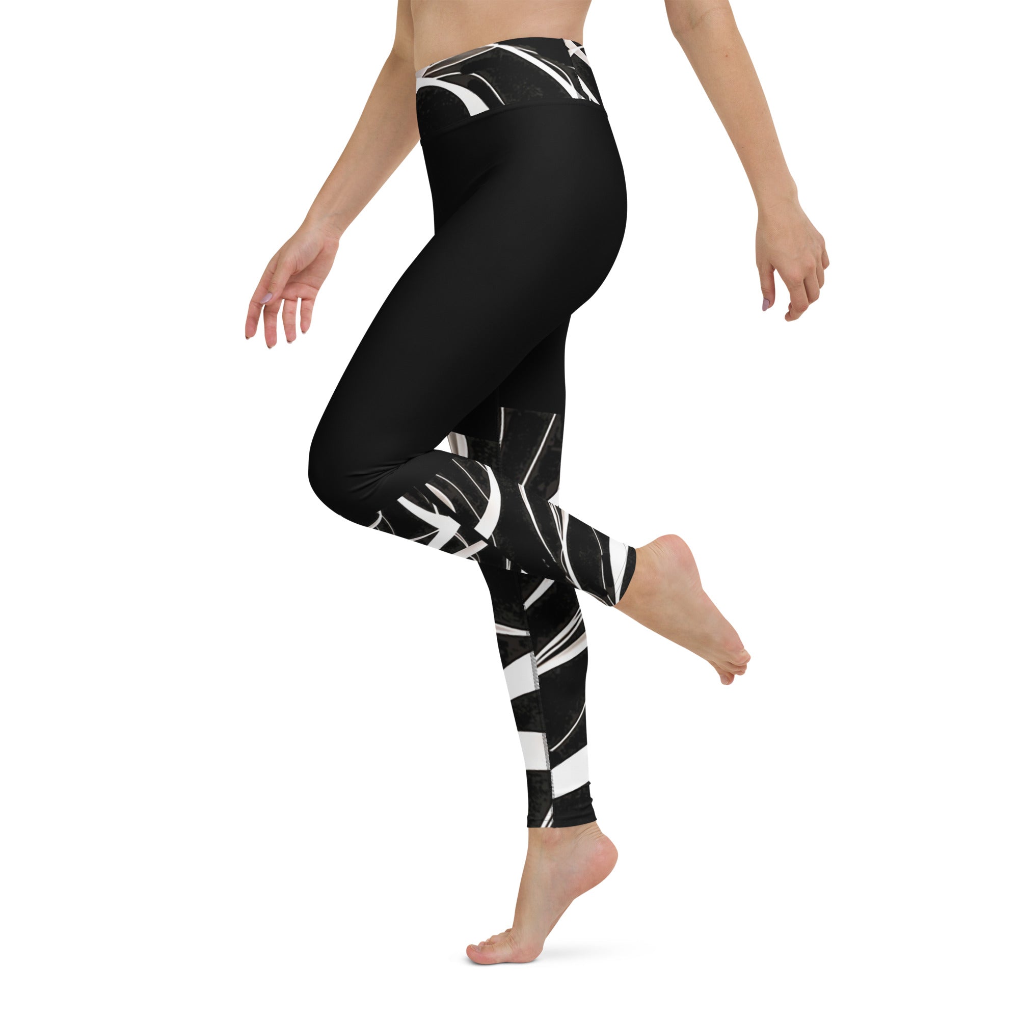 Unique Look Leggings. Gym or Yoga Pants. Abstract Modern Art Streetwear by WickedYo.